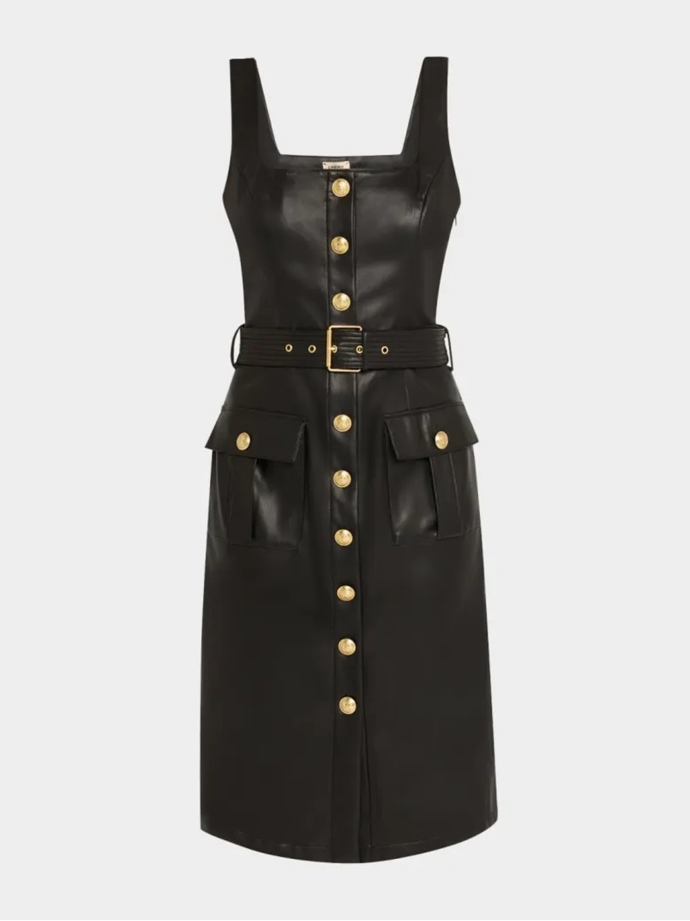 NWT L’Agence faux leather IdY dress